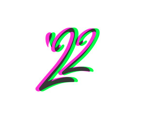 New year 2022 symbol