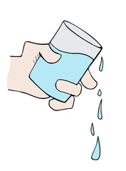 Water in glass