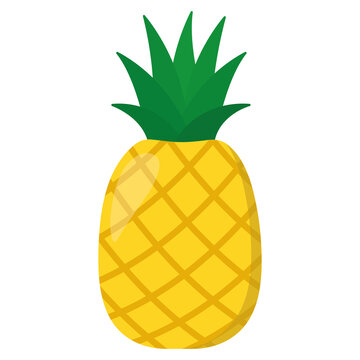 Pineapple Icon clip art vector illustration