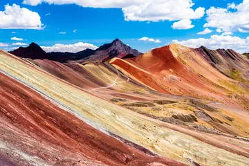 Crédence de cuisine en verre imprimé Vinicunca Vinicunca Rainbow Mountain near Cusco in Peru