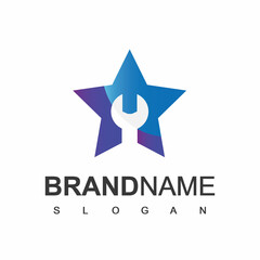 Service And Repair Logo Vector