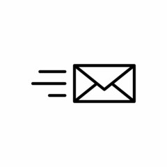 send email message line art vector icon