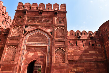 Agra Red Fort Complex in India. UNESCO World Heritage Centre.