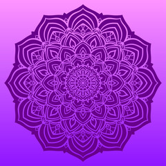 abstract mandala lotus petal vector design element