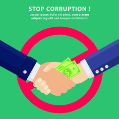 World Anti-Corruption day design illustration background