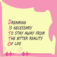 quotation about dreaming