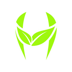 green leaves logo
