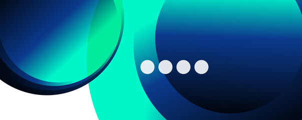 Fluid gradients, swirls and circles. Bright color lines. Vector Illustration For Wallpaper, Banner, Background, Landing Page