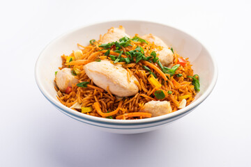 schezwan chicken fried rice