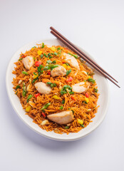 schezwan chicken fried rice