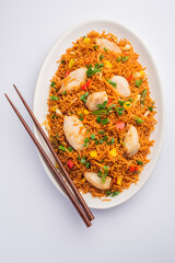 schezwan chicken fried rice