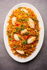 schezwan chicken fried rice