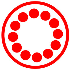 circle design abstract layout