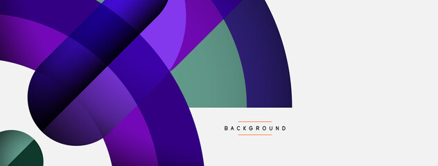 Trendy shapes, color minimal design composition, lines and shadows for wallpaper banner background or landing page