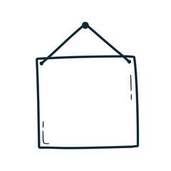 leaf paper hand drawn doodle notepad for messages 