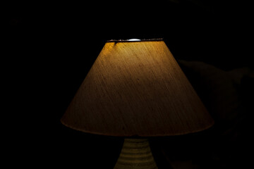 lamp on the table , Resort Night Vibe , lamp light , mid tone light 