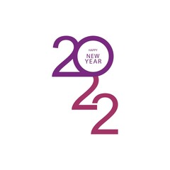 Happy New Year 2022 design template. Design for calendar, greeting cards or to printing