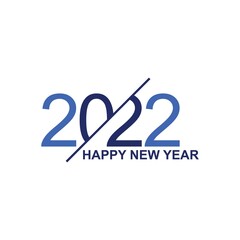 Happy New Year 2022 design template. Design for calendar, greeting cards or to printing