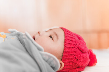 Expressive baby girl