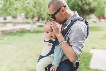 Father daughter's parent-child time