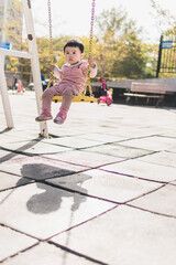 Girl on the swing