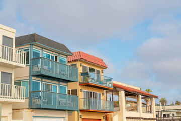 Multi-storey buildings exterior at La Jolla in California