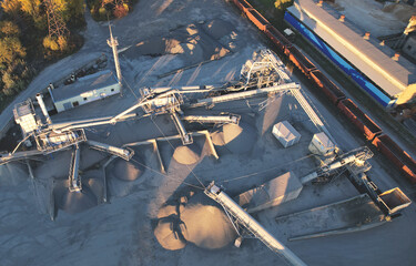 Cement plant and ready mix concrete. Plant for the production of cement and dry mortar for the...