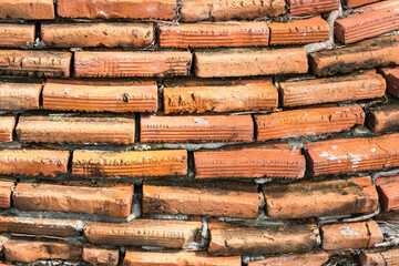 Background of old vintage brick wall