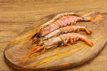 Tasty big Langoustine over the board