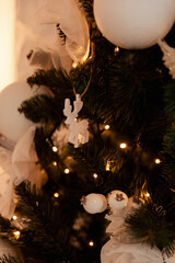 Christmas decor, decorations on the Christmas tree
