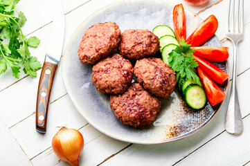 Steam homemade meatballs.