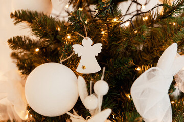 Christmas decor, decorations on the Christmas tree