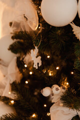 Christmas decor, decorations on the Christmas tree