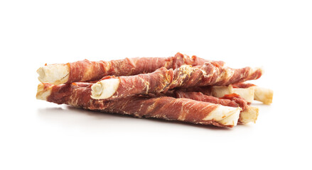 Dog treat sticks. Chewy sticks for dog.