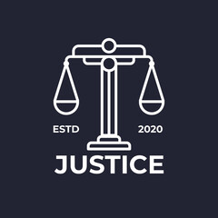 judicial logo.suitable for court institution