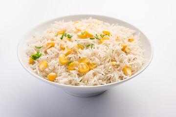Corn Pilaf or Pulav