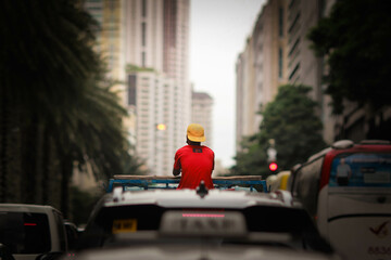lone traveler courage hope city 
