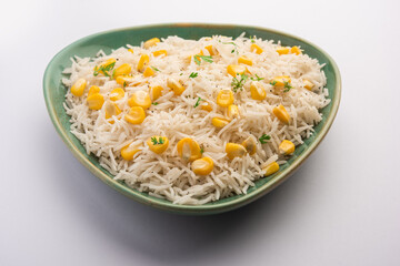 Corn Pilaf or Pulav