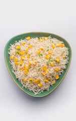 Corn Pilaf or Pulav