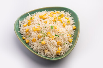 Corn Pilaf or Pulav