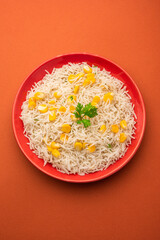Corn Pilaf or Pulav