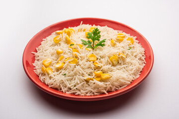 Corn Pilaf or Pulav