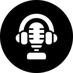 podcast glyph icon