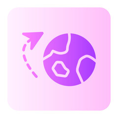 travel gradient icon