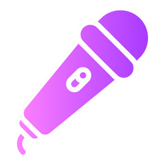 karaoke gradient icon