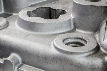 aluminum billet or mold for foundry production before machining