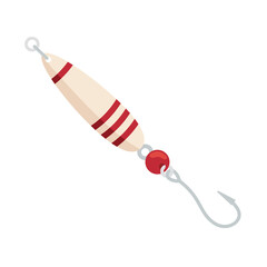 lure fishing with one hook