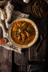 Delicious chicken curry - 471436450