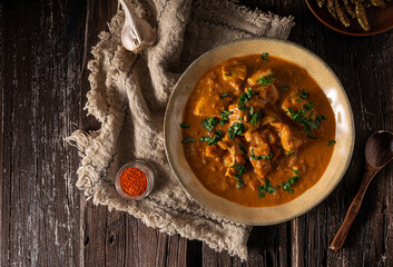 Delicious chicken curry - obrazy, fototapety, plakaty