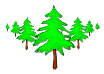 もみの木のイラスト